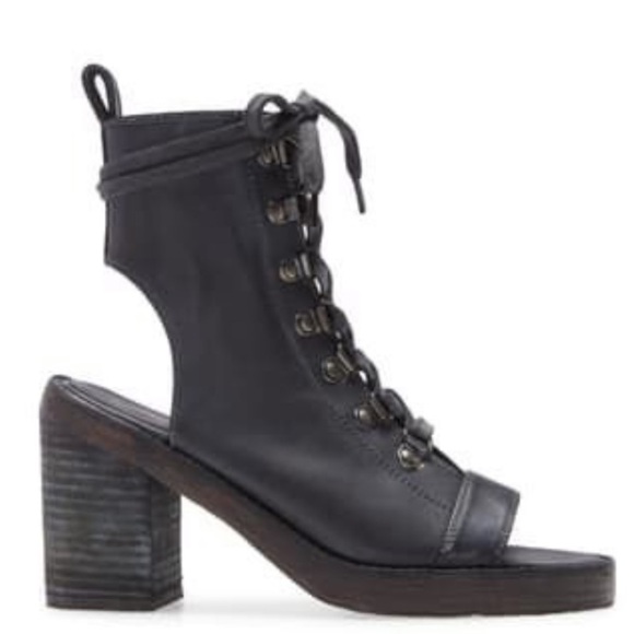 Free People | City Of Lights Open Toe Booties 37 - Picture 5 of 9